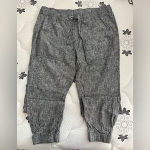 Grey linen  pants woman’s US 10